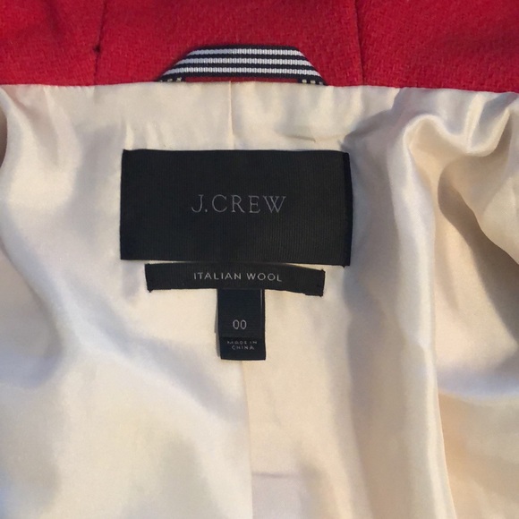 Jcrew Peacoat -fur hooded Italian wool pea coat - Picture 8 of 9